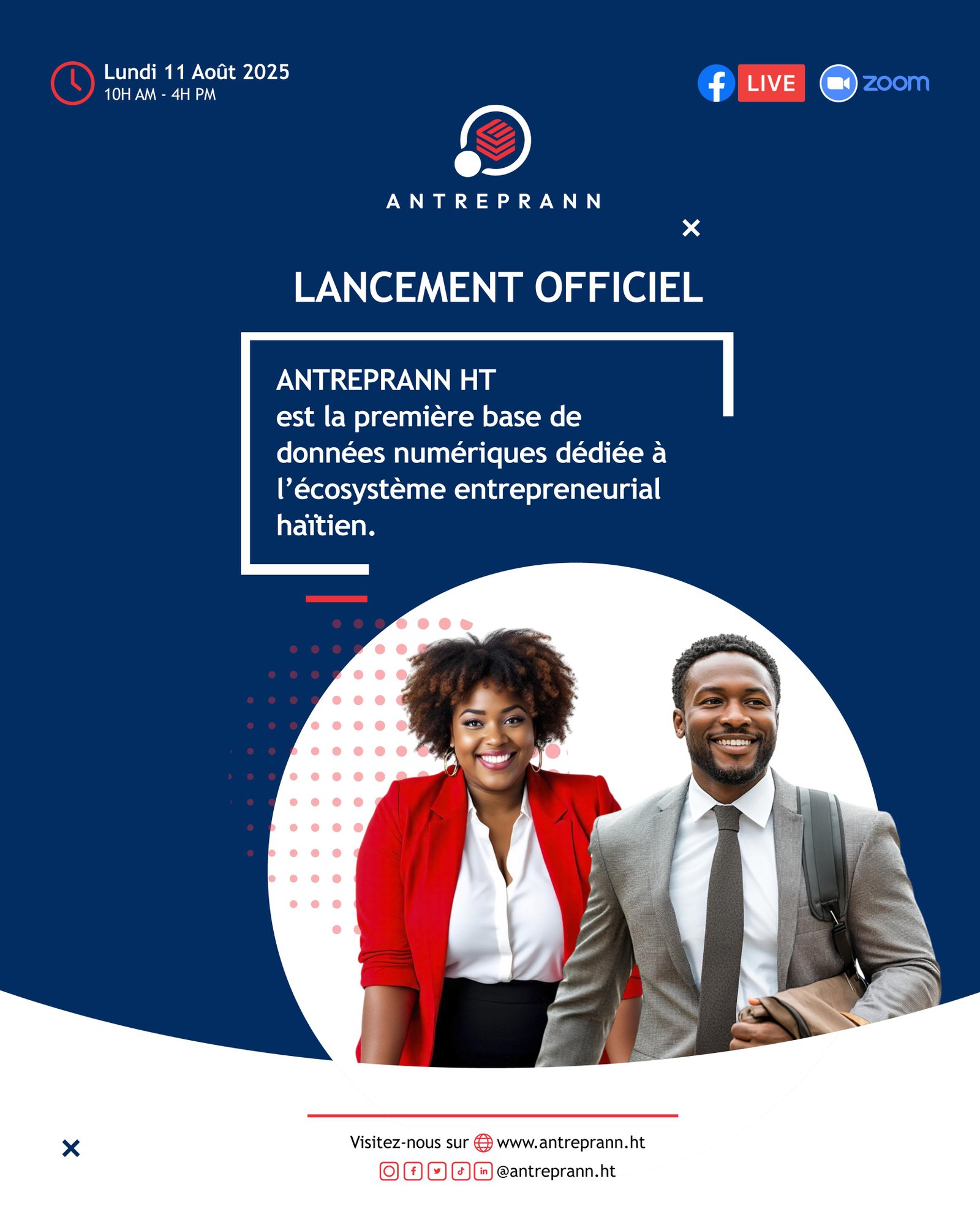 Antreprann : La Révolution Digitale de l’Entrepreneuriat Haïtien Arrive le 11 Août 2025